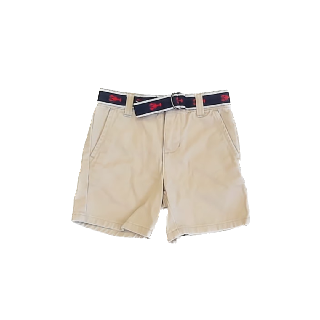 Janie and Jack Boys Khaki Shorts Size: 12-18 Months Khaki