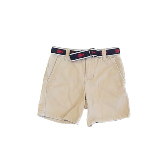 Janie and Jack Boys Khaki Shorts Size: 12-18 Months Khaki