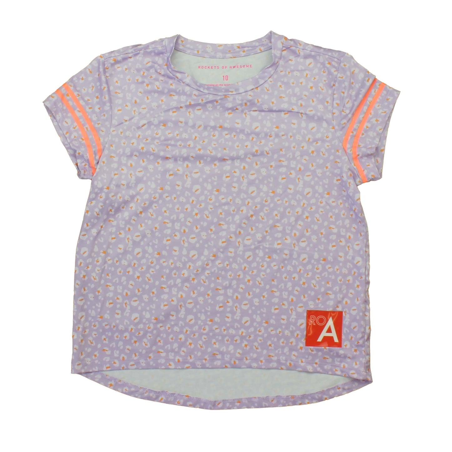 Rockets Of Awesome Girls Lavender | Coral Athletic Top Size: 10 Years