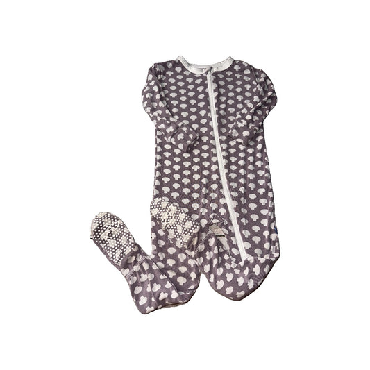 KicKee Pants Girls Lavender | cream | Pattern Pajamas Size: 24 months Lavender | cream | Pattern