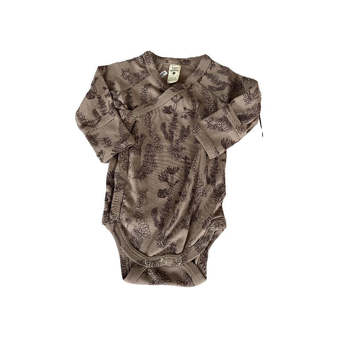 Kate Quinn Girls Lavender | Flowers Onesie Size: 6-12 months Lavender | Flowers