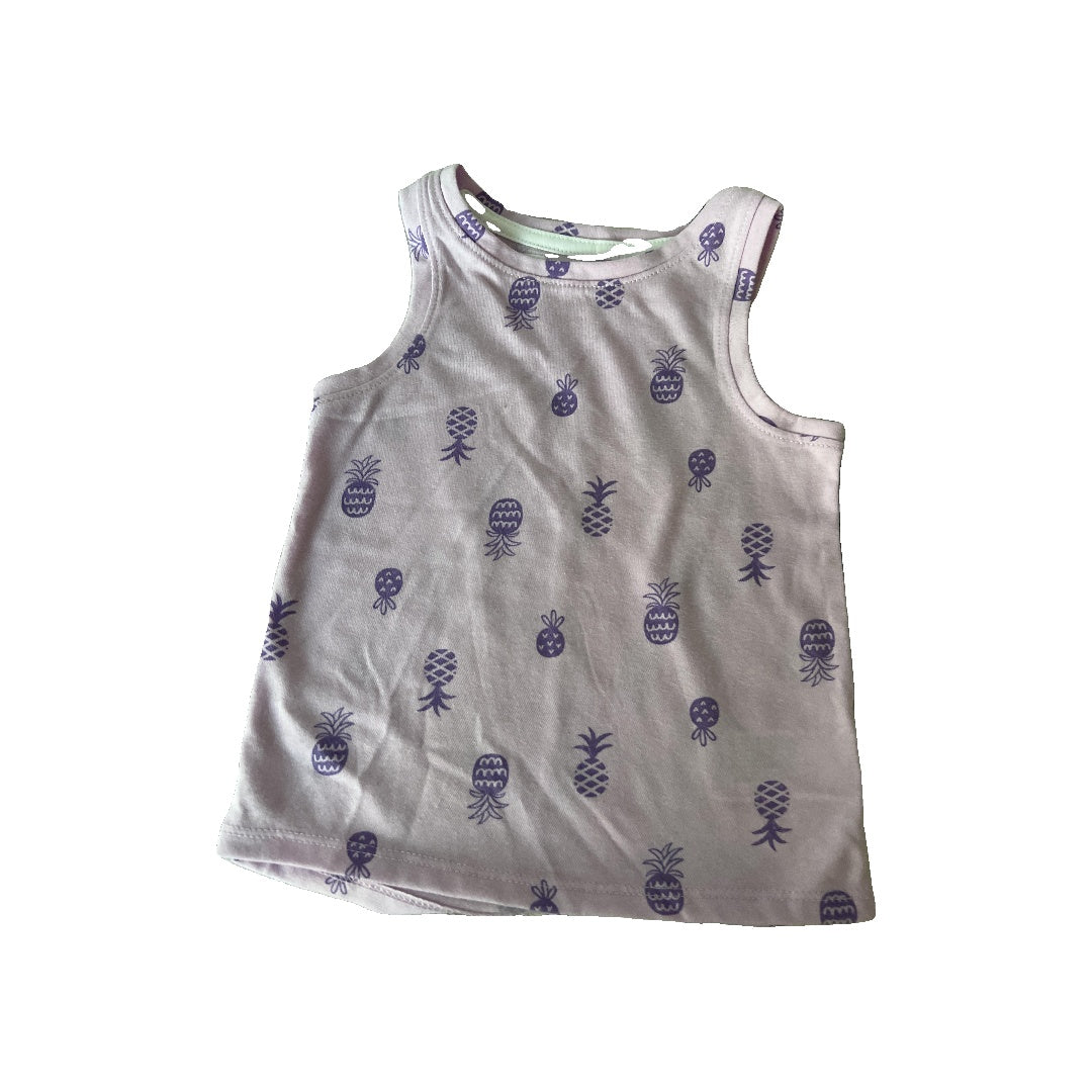 Cat & Jack Girls Lavender | Fruit Tank Top Size: 18 months Lavender | Fruit