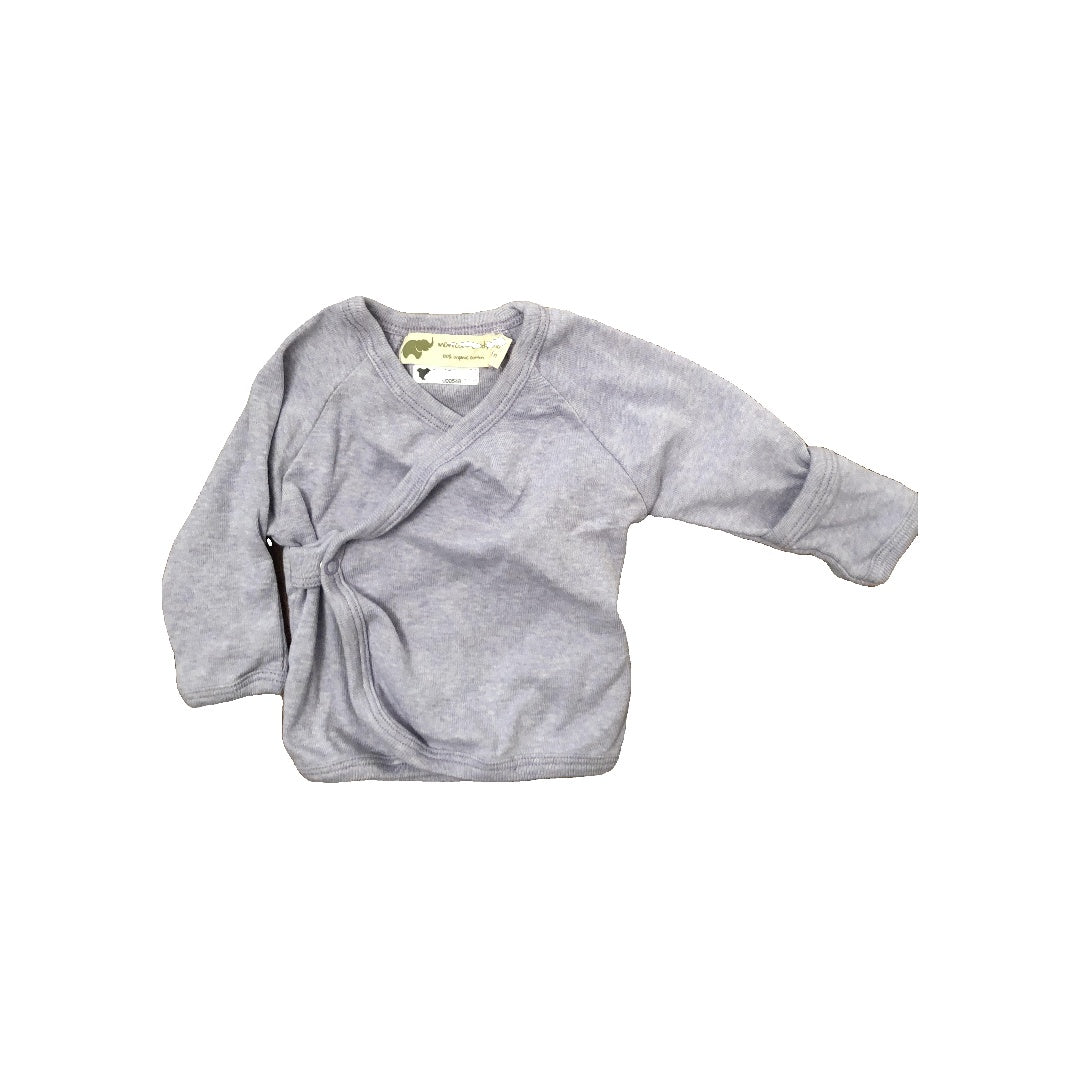 Monica + Andy Girls Lavender | Heather Long Sleeve Shirt Size: Newborn Lavender | Heather