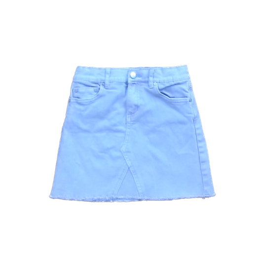 Rockets Of Awesome Girls Lavender Jean Skirt Size: 6 Years Lavender Jean