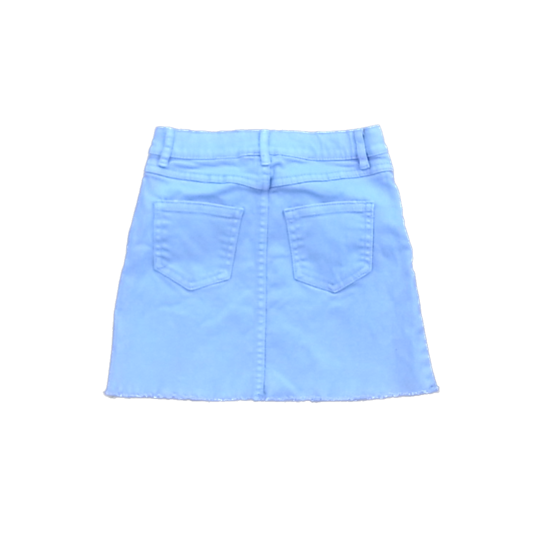 Rockets Of Awesome Girls Lavender Jean Skirt Size: 6 Years Lavender Jean