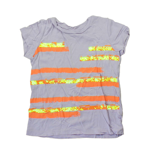 Rockets Of Awesome Girls Lavender | Orange | Sequins T-Shirt Size: 6 Years