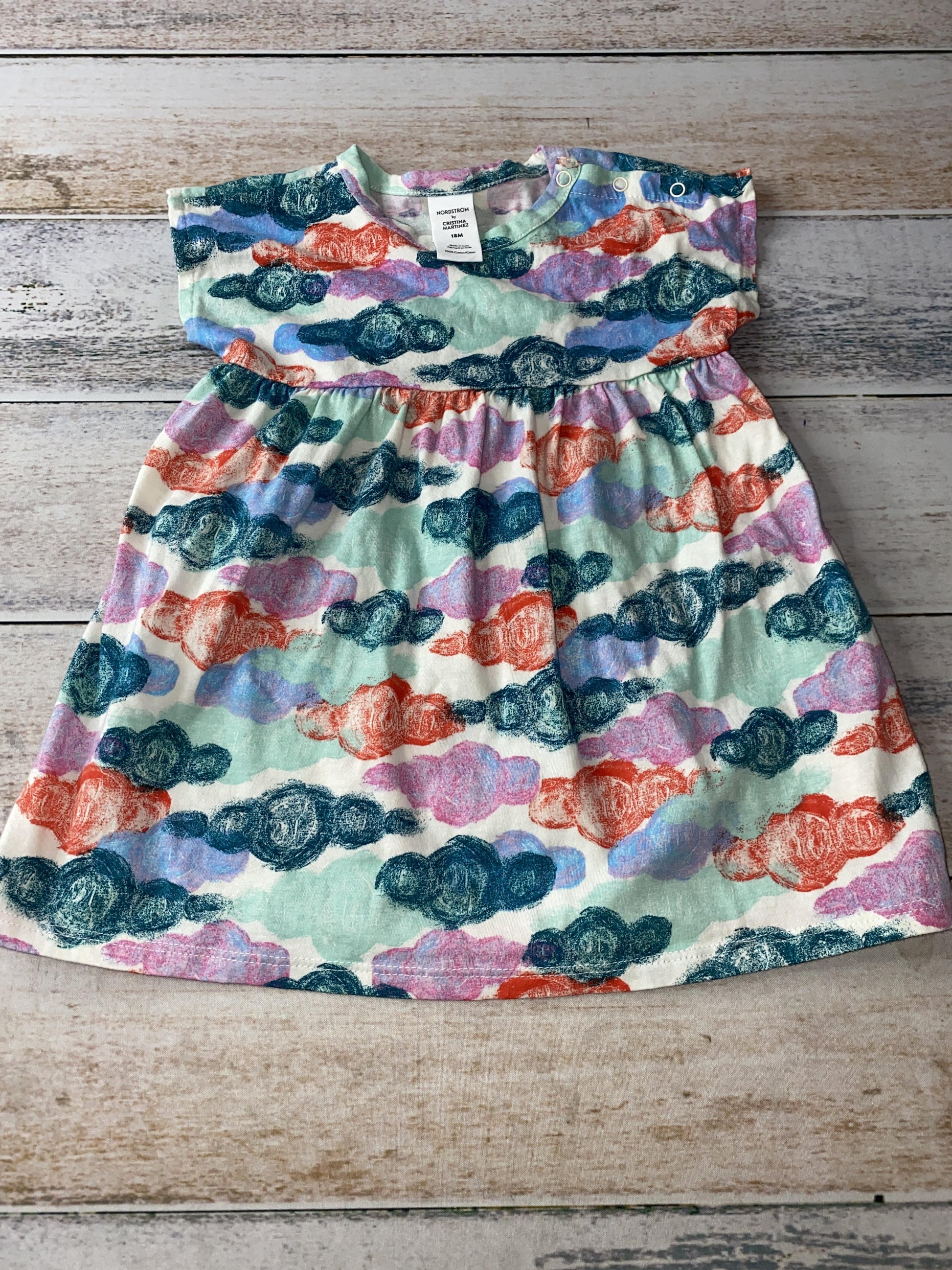 Nordstrom Girls Lavender | Pattern Dress Size: 18 months Lavender | Pattern
