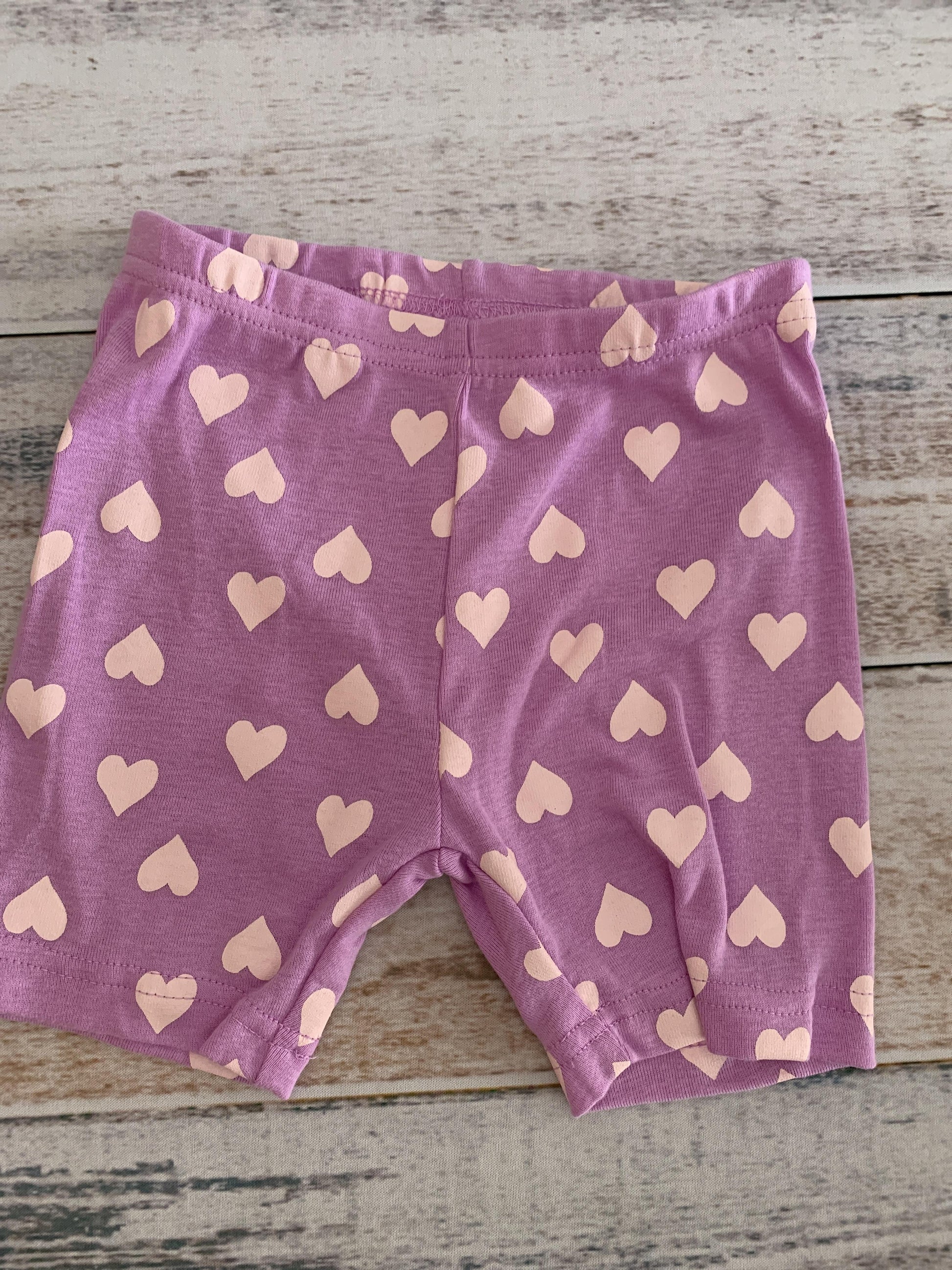 Just Born Girls Lavender | pink | Hearts Pajamas Size: 3T Lavender | pink | Hearts