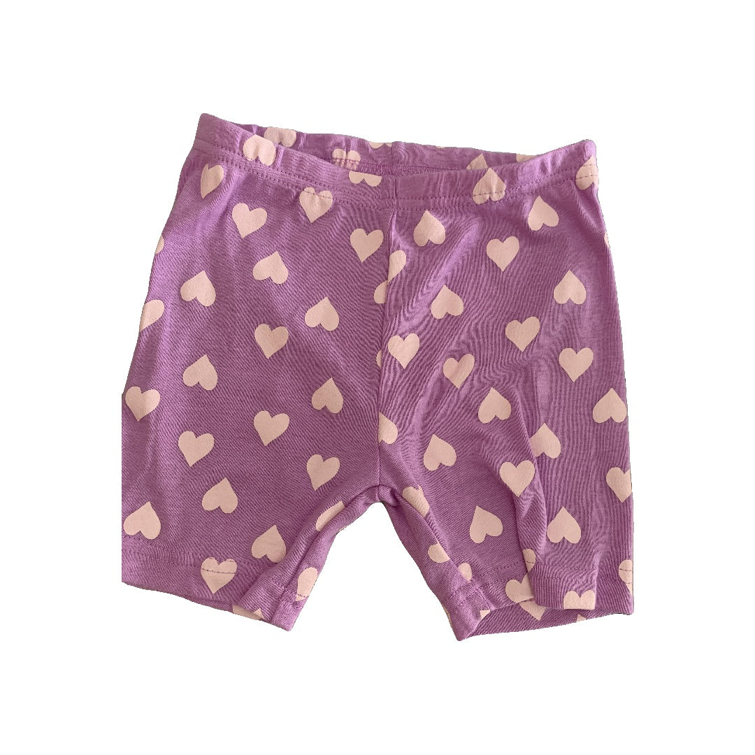 Just Born Girls Lavender | pink | Hearts Pajamas Size: 3T Lavender | pink | Hearts