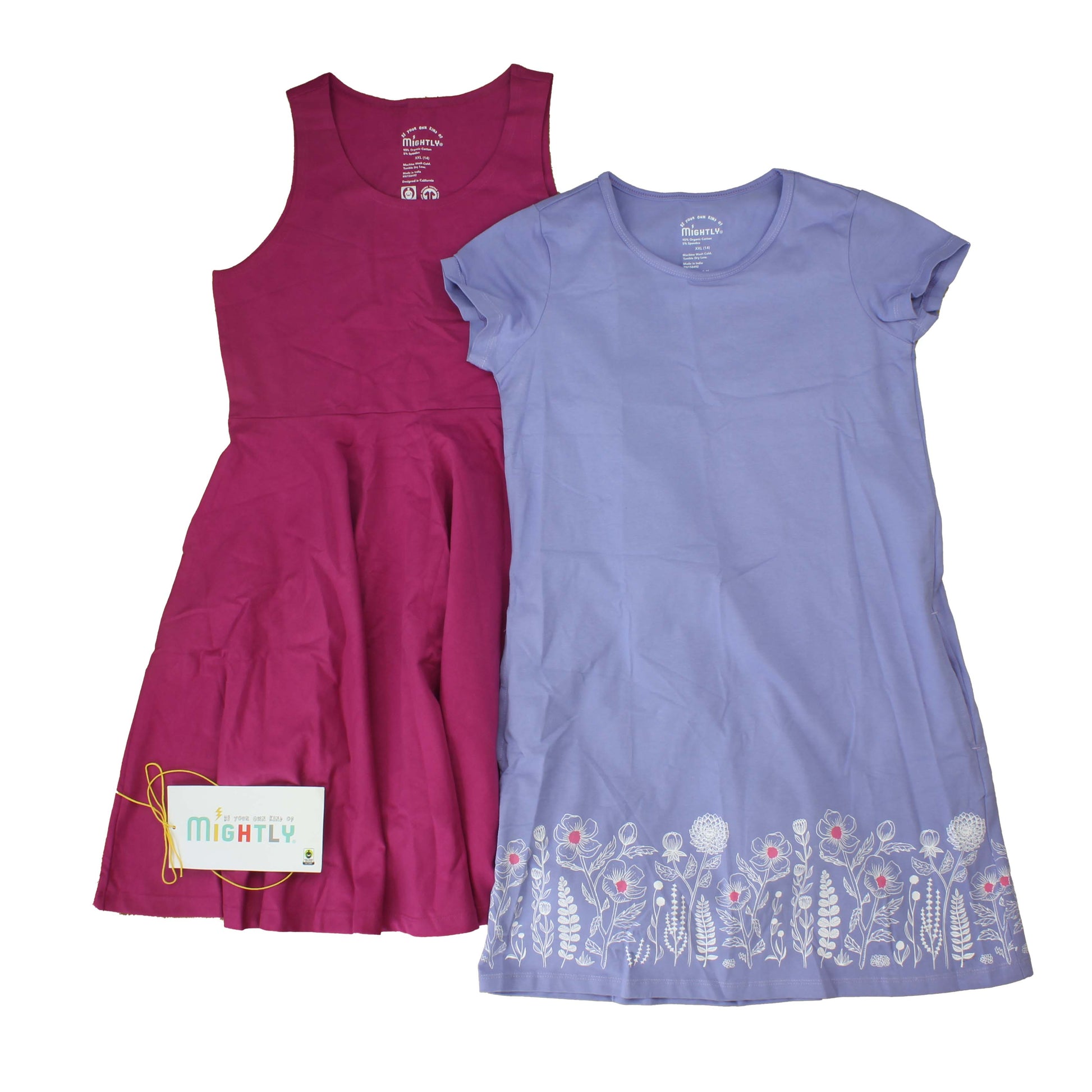 Mightly Girls Lavender | Raspberry Dress Size: 6-14 Years Lavender | Raspberry