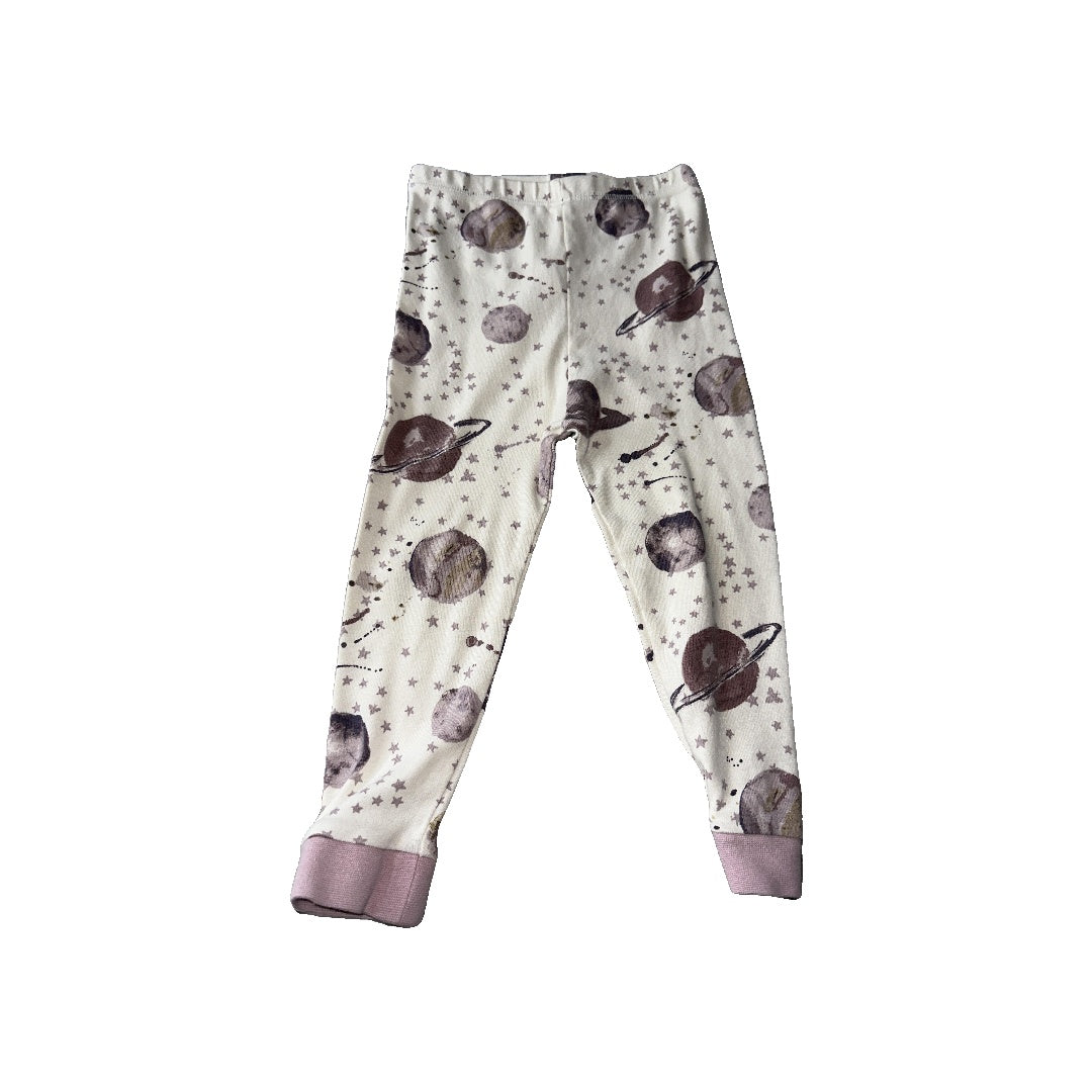 Burt's Bees Girls Lavender | Space Pajamas Size: 24 months Lavender | Space