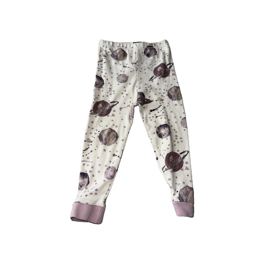 Burt's Bees Girls Lavender | Space Pajamas Size: 24 months Lavender | Space