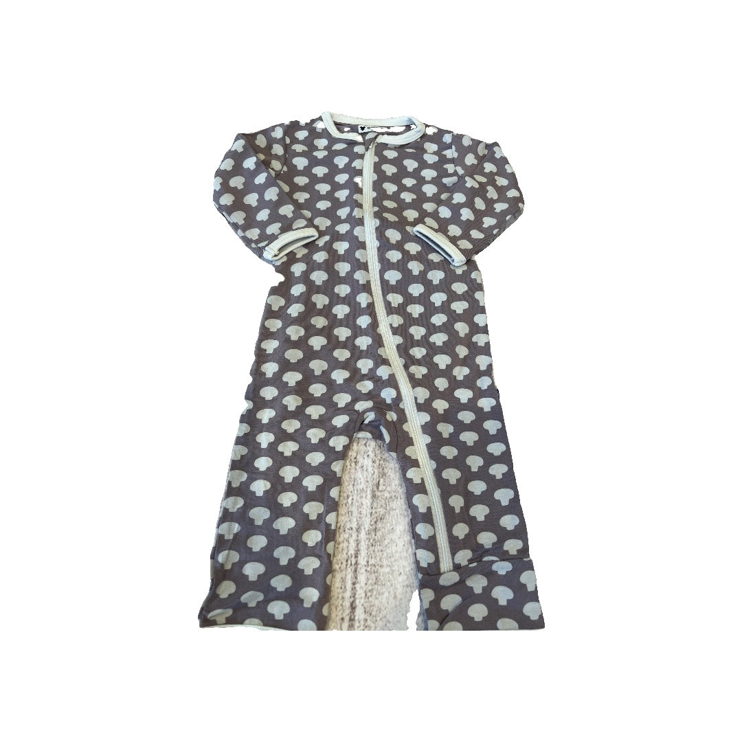 KicKee Pants Girls Lavender | White | Pattern Long Sleeve Outfit Size: 0-3 months Lavender | White | Pattern