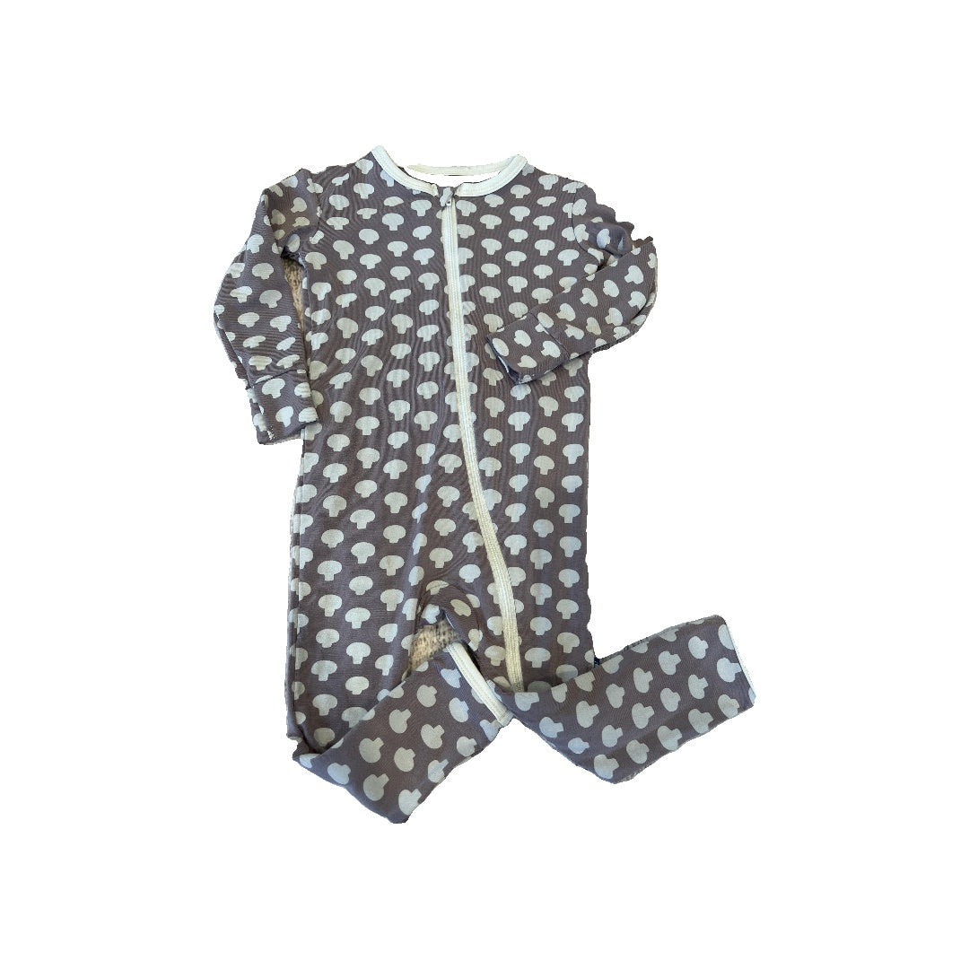 KicKee Pants Girls Lavender | White | Pattern Long Sleeve Outfit Size: 9-12 Months Lavender | White | Pattern