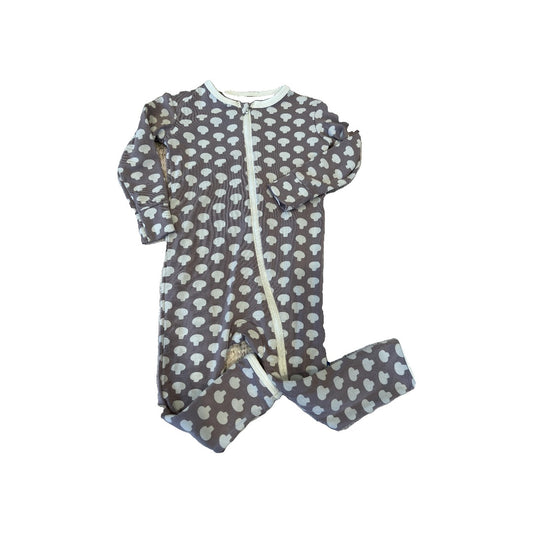 KicKee Pants Girls Lavender | White | Pattern Long Sleeve Outfit Size: 9-12 Months Lavender | White | Pattern