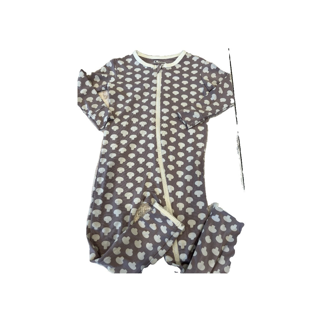 KicKee Pants Girls Lavender | White | Pattern Long Sleeve Outfit Size: 18-24 months Lavender | White | Pattern