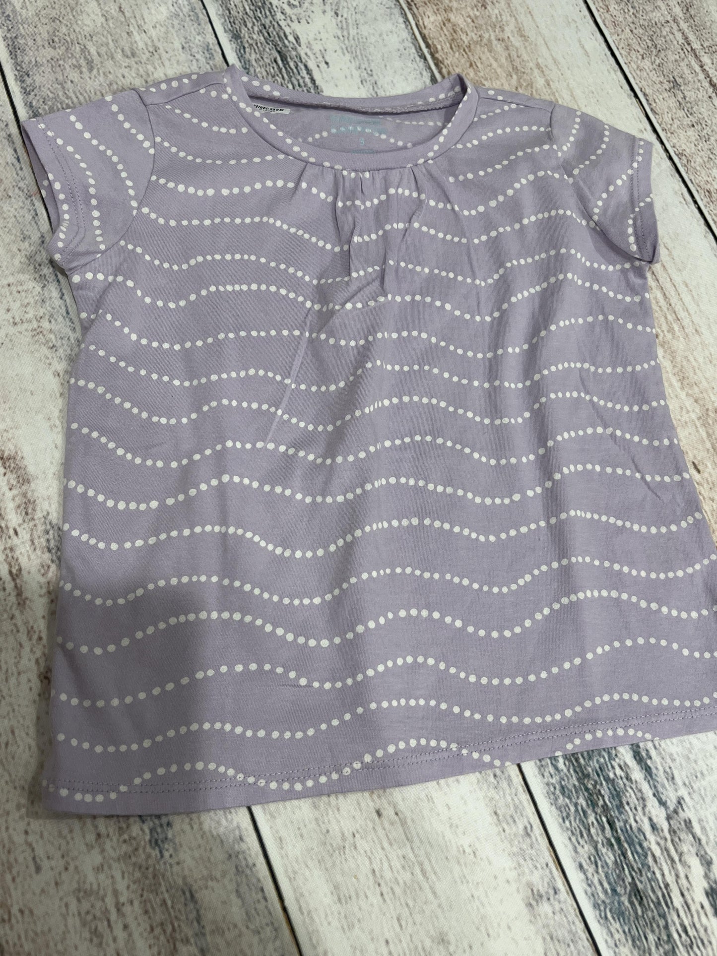 Harper Canyon Girls Lavender | White | Pattern T-Shirt Size: 3T Lavender | White | Pattern