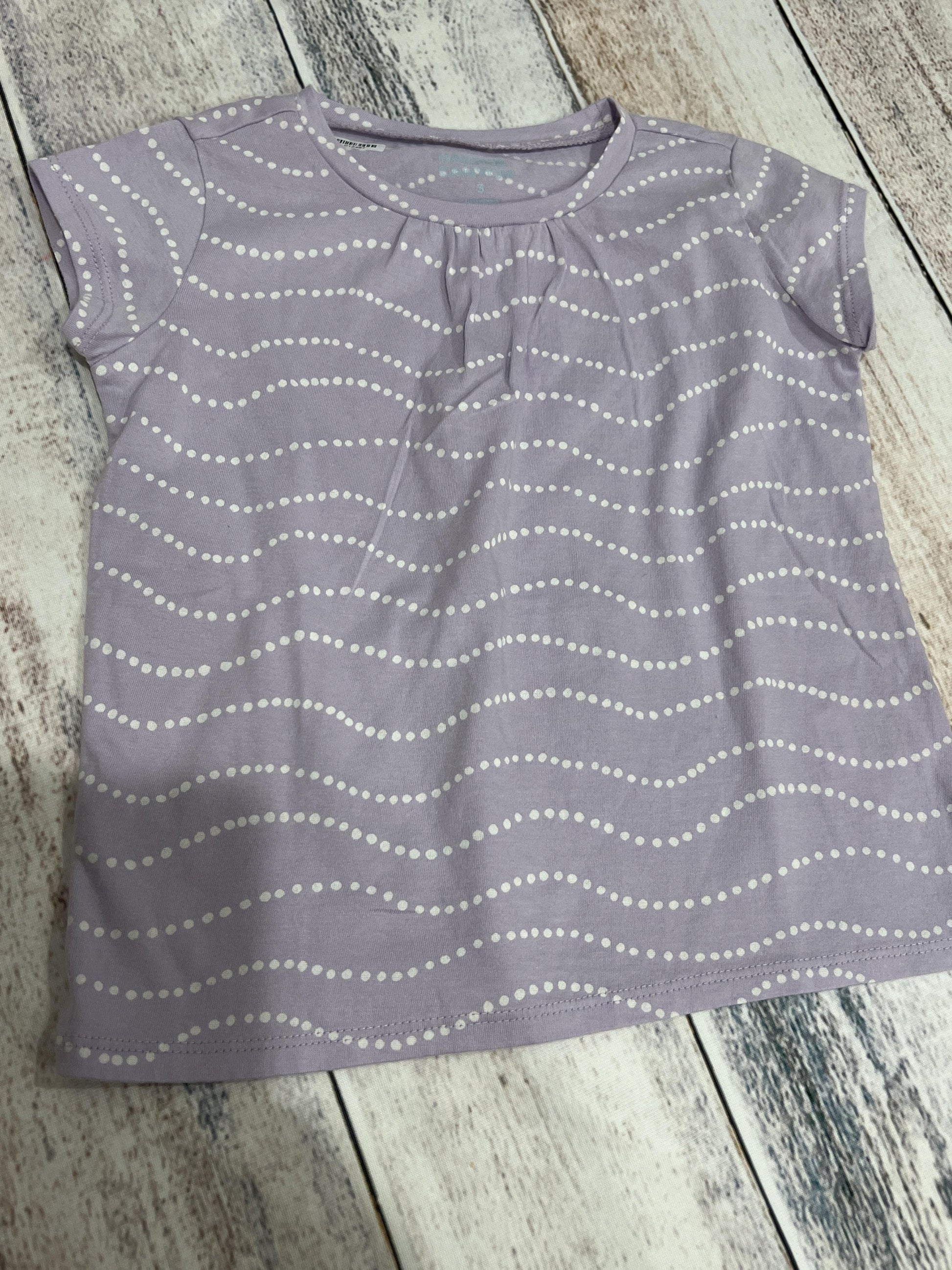 Harper Canyon Girls Lavender | White | Pattern T-Shirt Size: 3T Lavender | White | Pattern