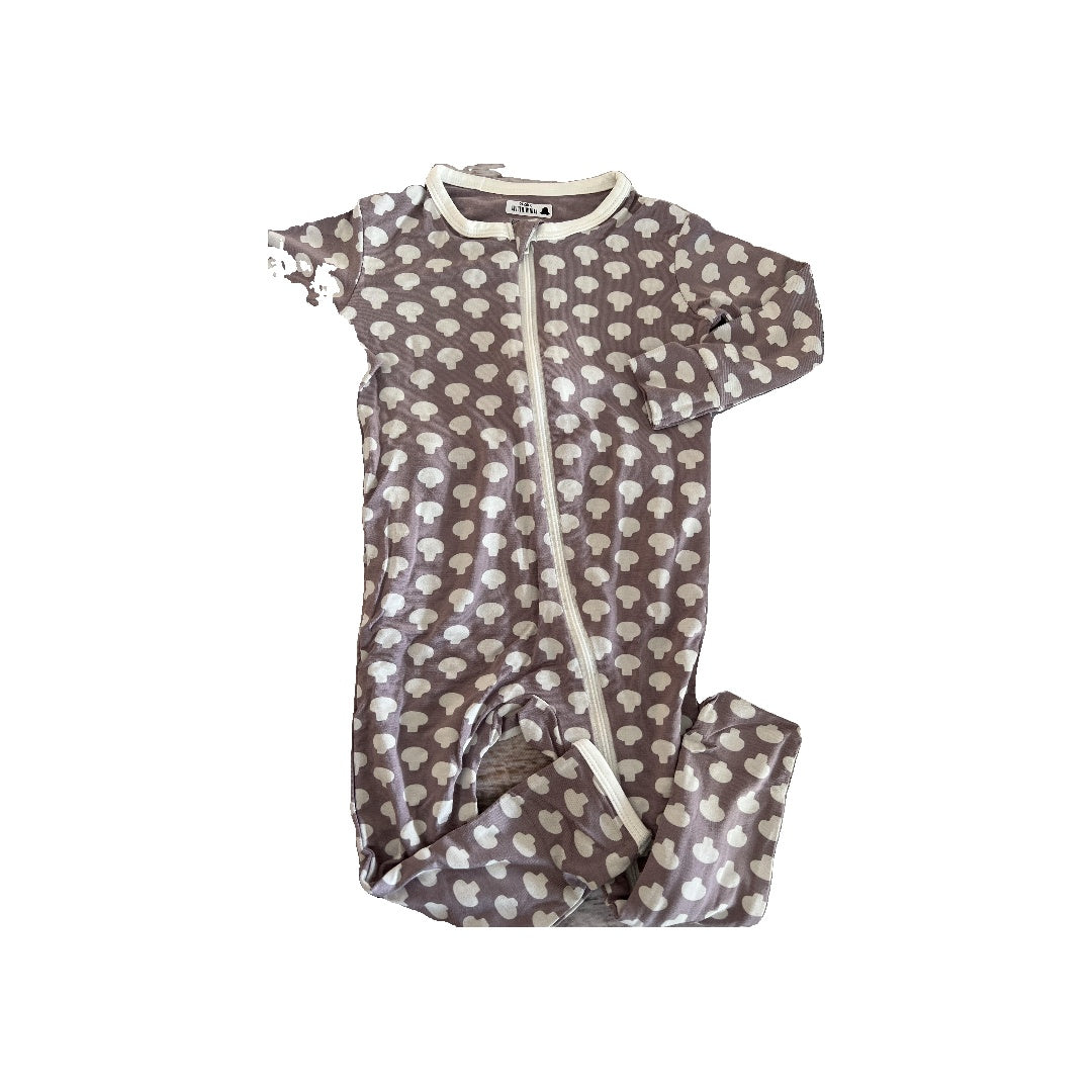 KicKee Pants Girls Lavender | White | Pattern Long Sleeve Outfit Size: 12-18 months Lavender | White | Pattern