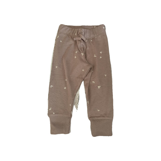 Colored Organics Girls Lavender | White | Pattern Pants Size: 6-12 months Lavender | White | Pattern