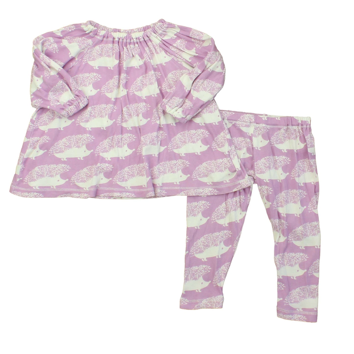 Milkbarn Girls Lavender | White Apparel Sets Size: 6-12 Months Lavender | White