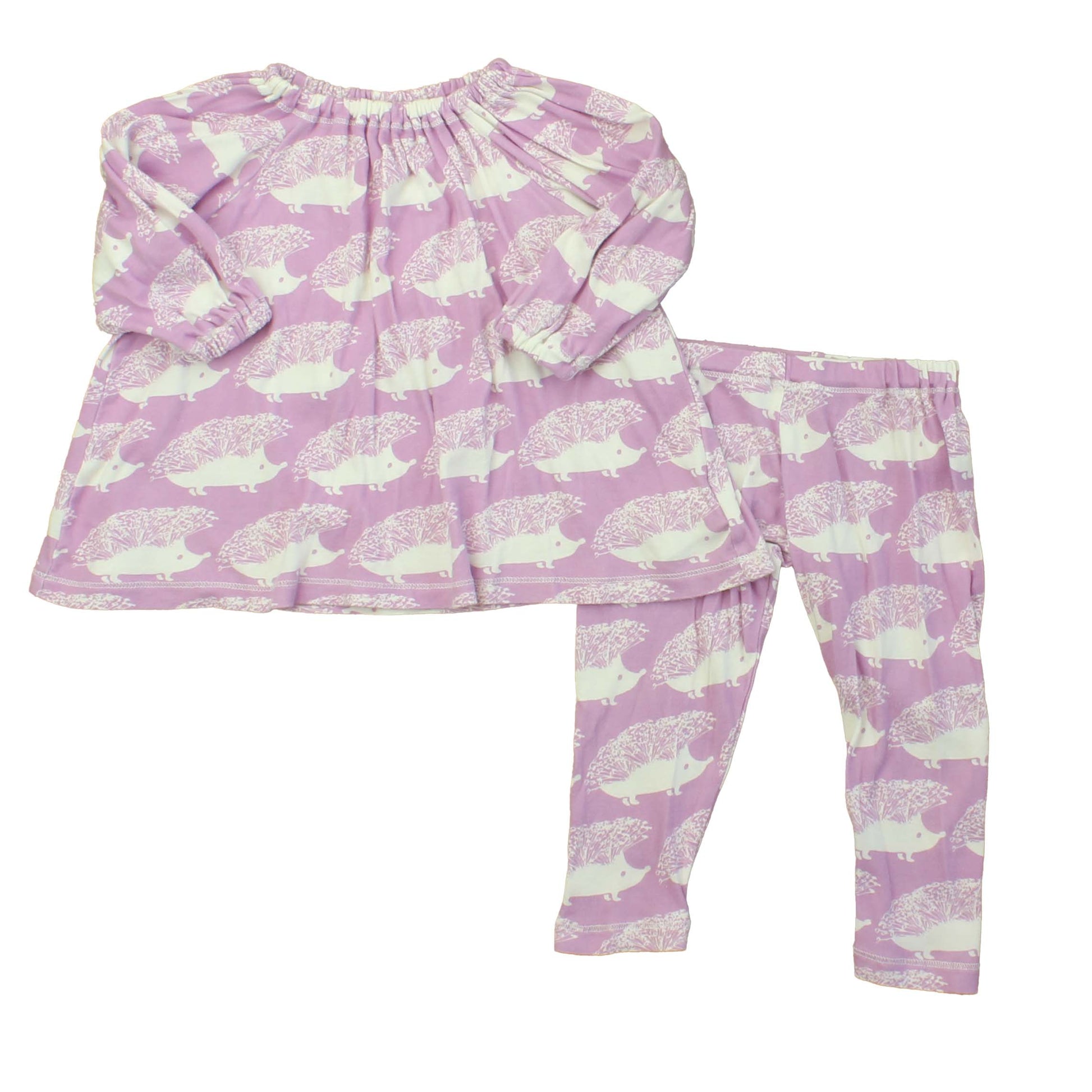 Milkbarn Girls Lavender | White Apparel Sets Size: 6-12 Months Lavender | White