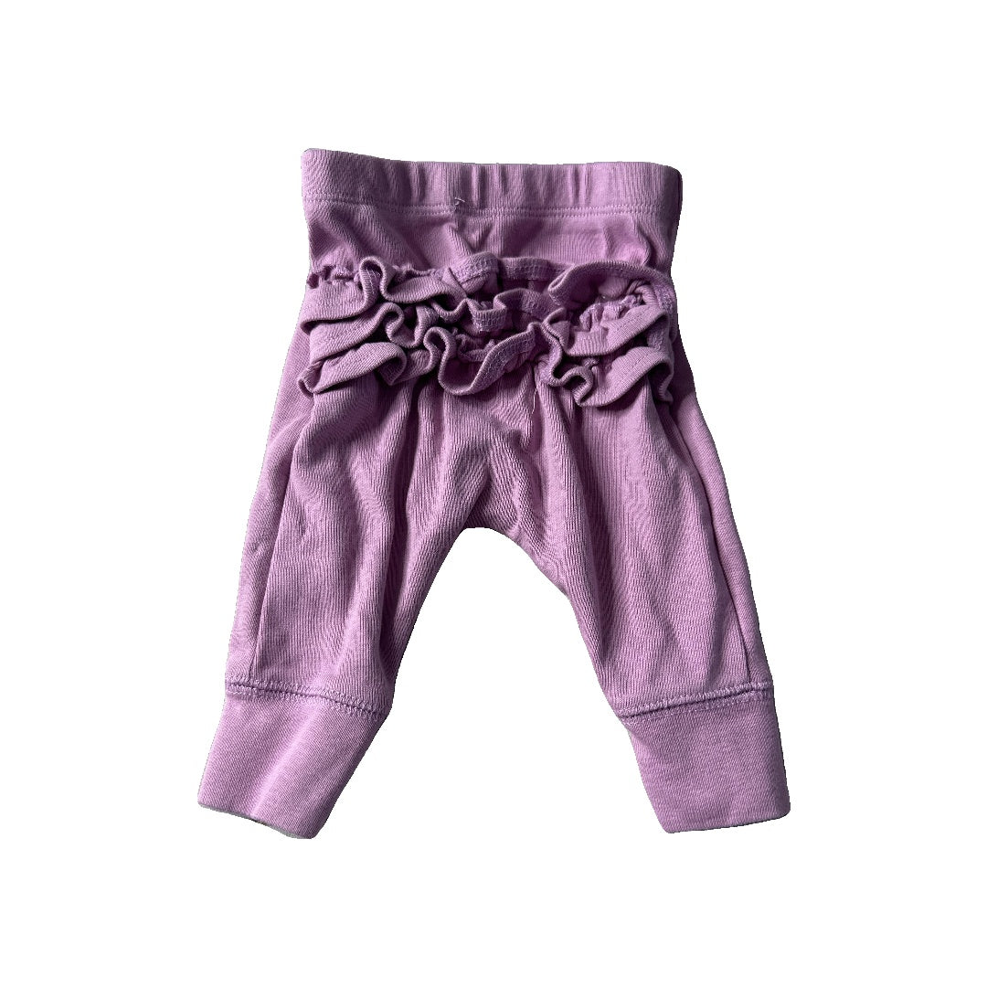 Oliver & Rain Unisex Lavender Pants Size: 3 months Lavender