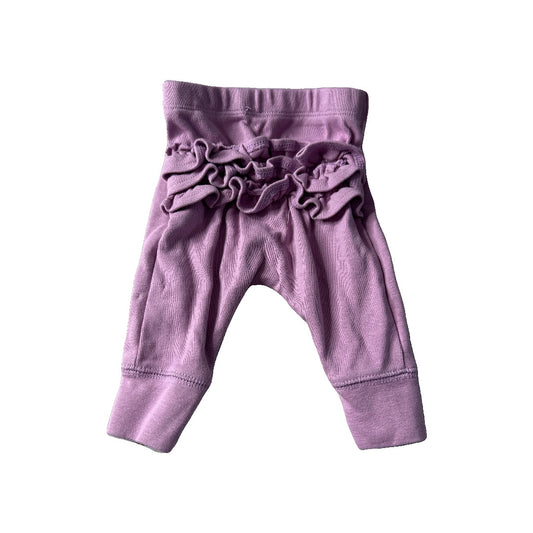 Oliver & Rain Unisex Lavender Pants Size: 3 months Lavender