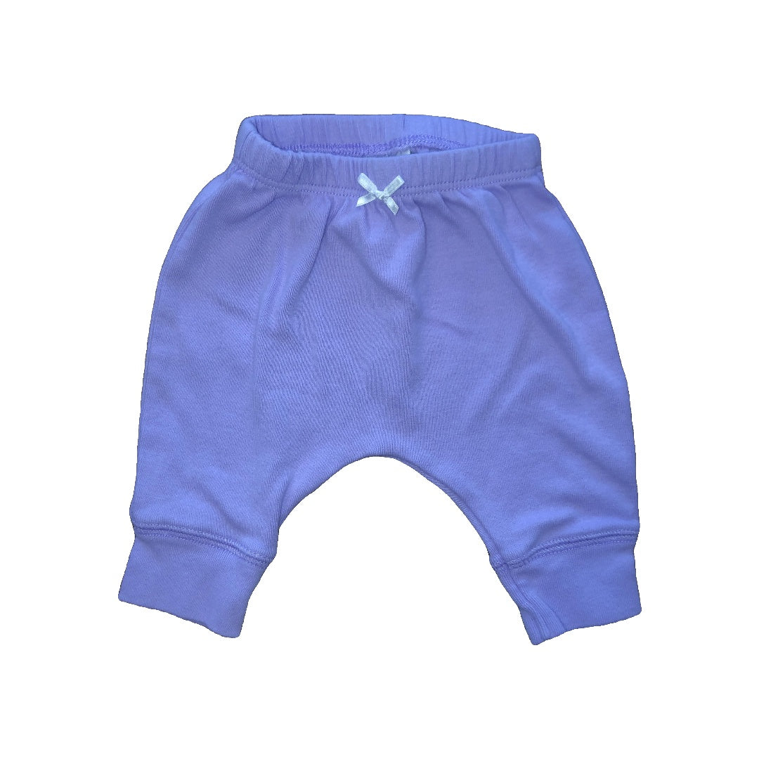 Carters Girls Lavender Pants Size: Newborn Lavender