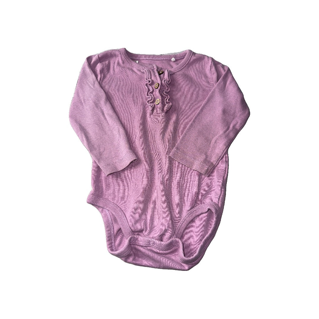 Oliver & Rain Unisex Lavender Onesie Size: 18 months Lavender