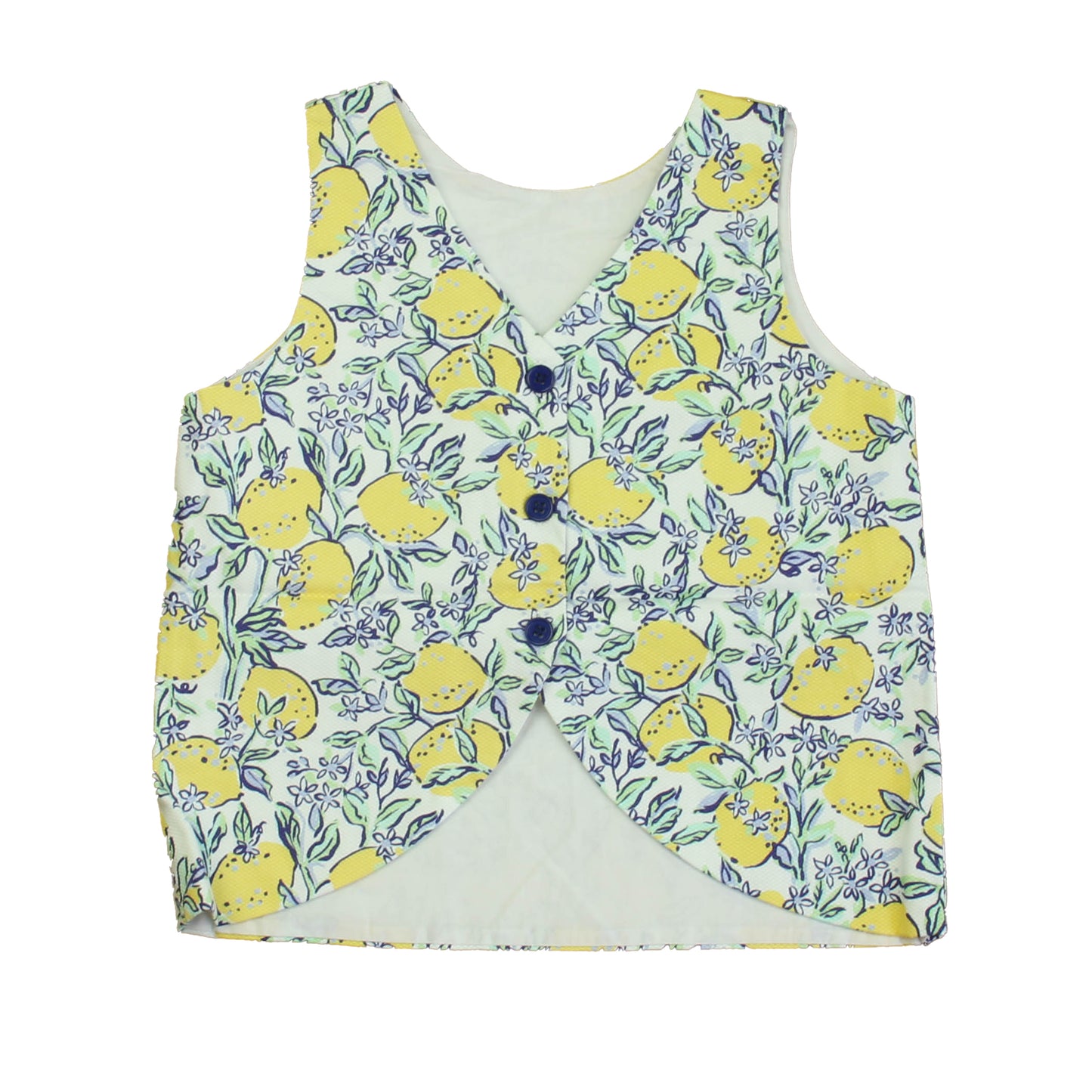 Classic Prep Girls Lemonade Stand Blouse Size: 6-14 Years