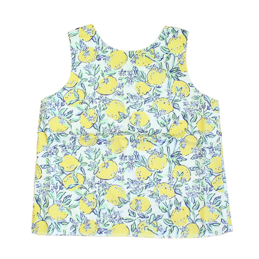 Classic Prep Girls Lemonade Stand Blouse Size: 6-14 Years Lemonade Stand