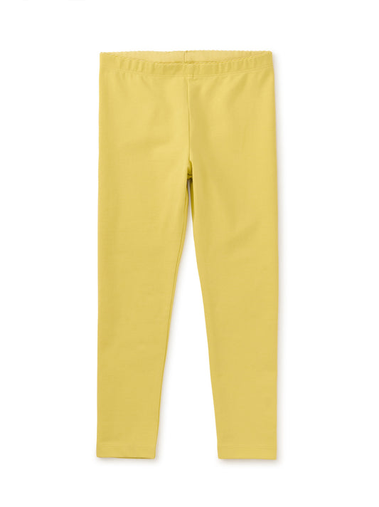 Tea Collection Girls Lemongrass Leggings Size: 5T Lemongrass