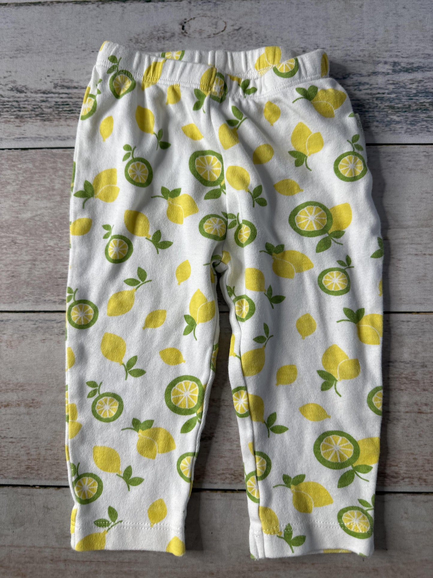 Bebenca Unisex Lemons Pants Size: 6-9 months Lemons
