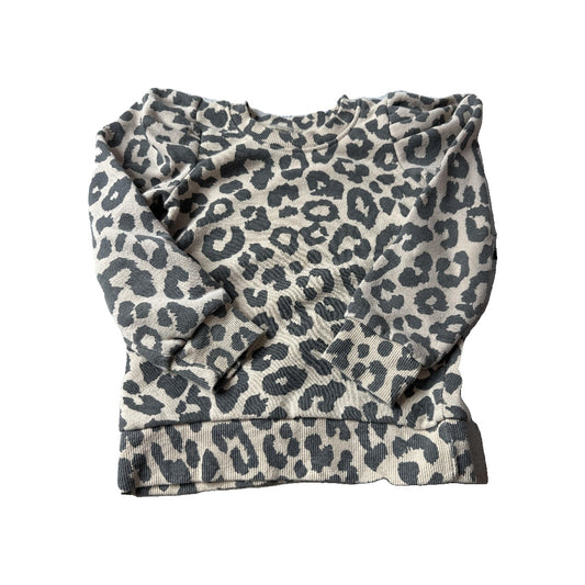Girls Leopard print Sweatshirt Size: 4T Leopard print