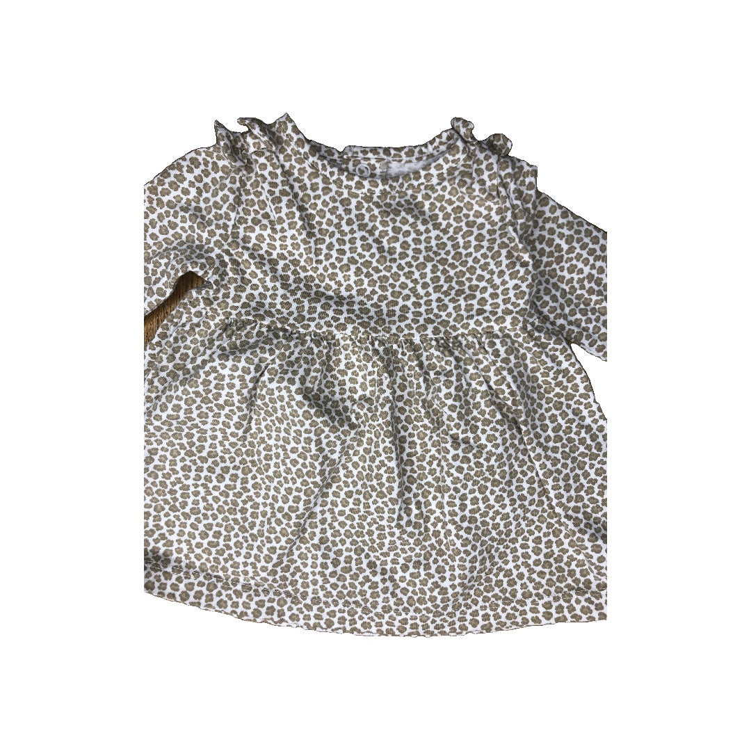 Carters Girls Leopard print Dress Size: 3 months Leopard print