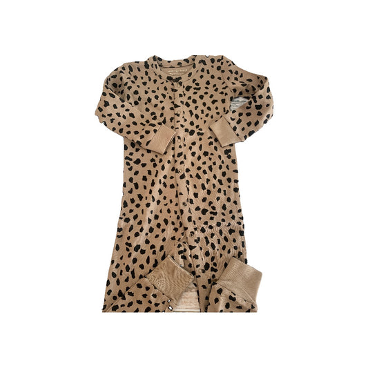Colored Organics Girls Leopard print Pajamas Size: 12-18 months Leopard print