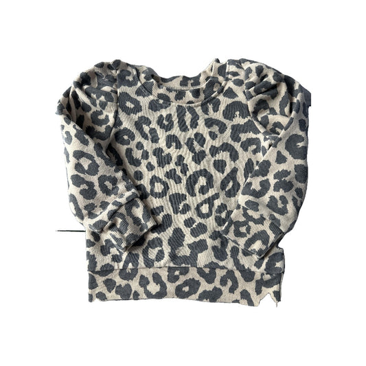 Grayson mini Girls Leopard print Sweater Size: 18 months Leopard print