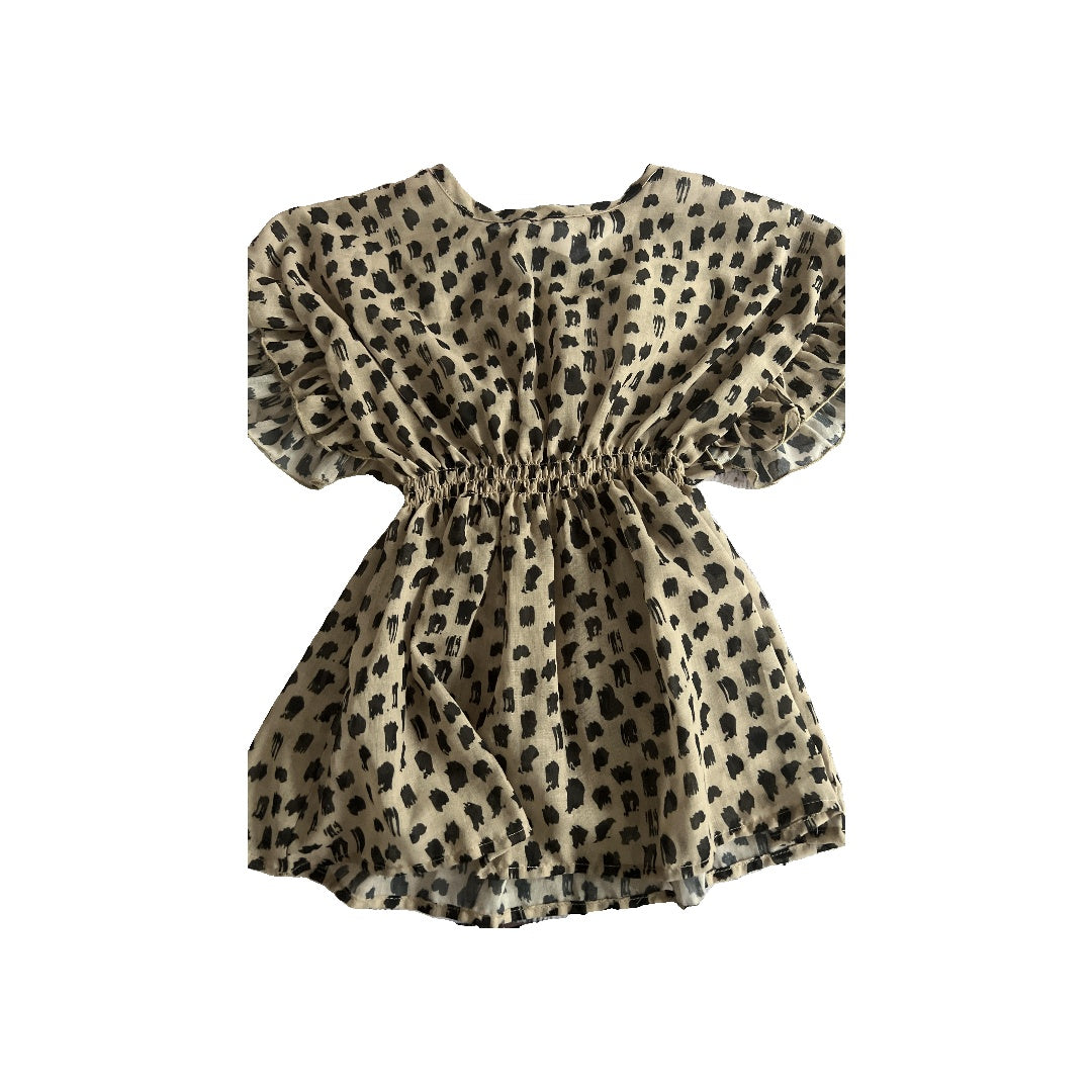 Tiny Tribe Girls Leopard print Shirt Size: 4T Leopard print