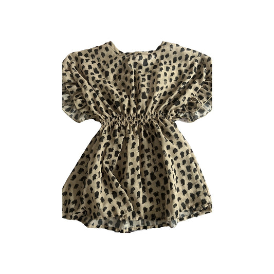 Tiny Tribe Girls Leopard print Shirt Size: 4T Leopard print