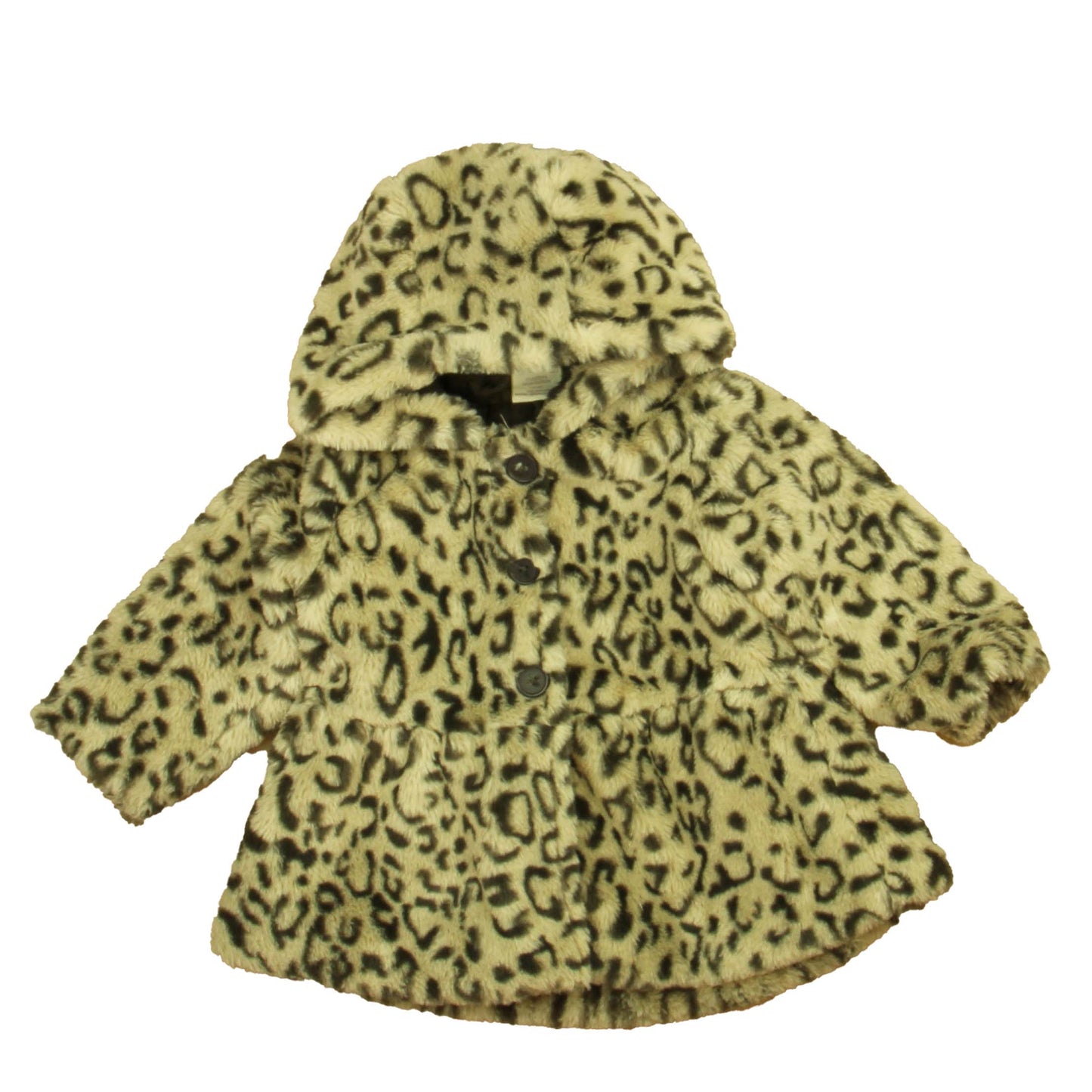 First Impressions Girls Leopard Jacket Size: 12 Months Leopard