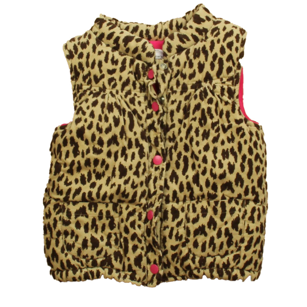 Carter's Girls Leopard Vest Size: 5T Leopard