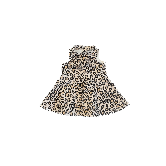Janie and Jack Girls Leopard Dress Size: 3-6 Months Leopard