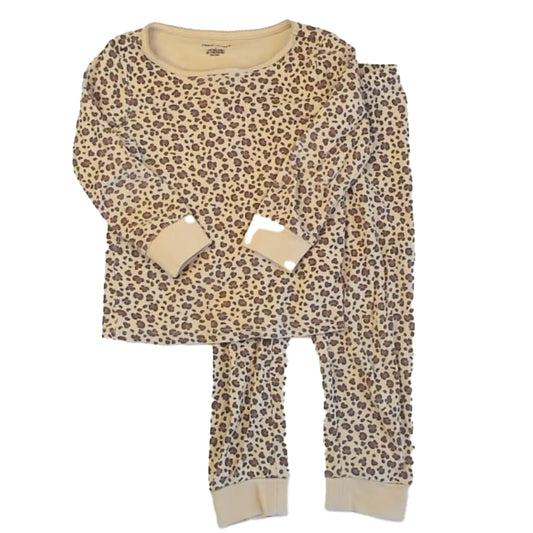 Janie and Jack Girls Leopard 2-piece Pajamas Size: 4T Leopard