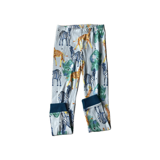 Burt's Bees Unisex Light Blue | animals Pajamas Size: 5 Light Blue | animals