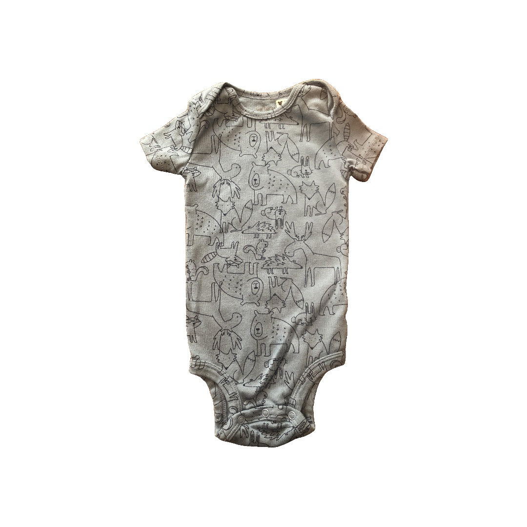Carters Boys Light Blue | animals Onesie Size: 12 months Light Blue | animals