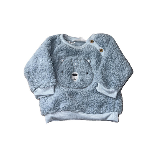 Rene Rofe Boys Light Blue | Bear Sweater Size: 12 months Light Blue | Bear