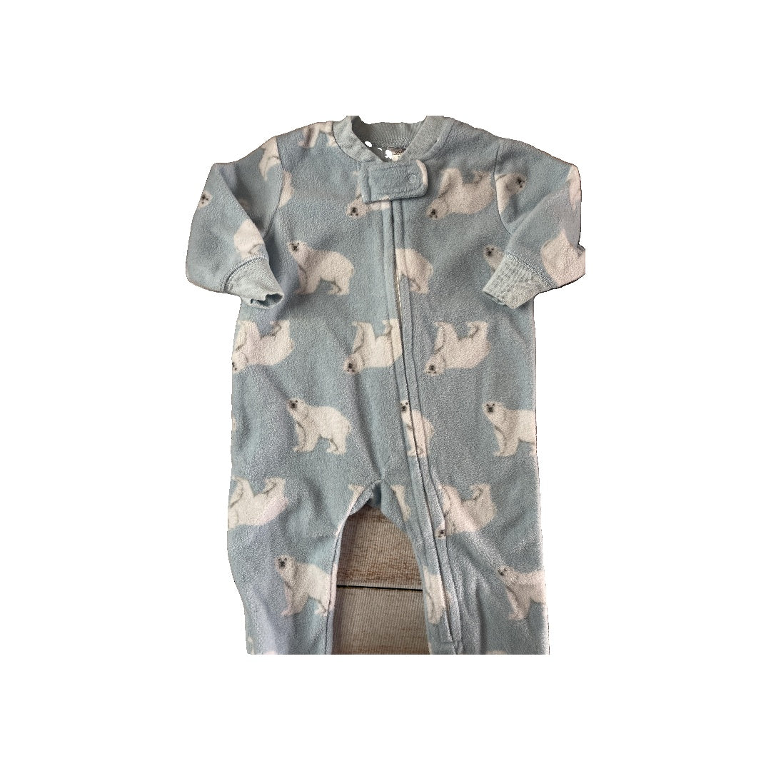 HB Unisex Light Blue | bears Pajamas Size: 3-6 months Light Blue | bears