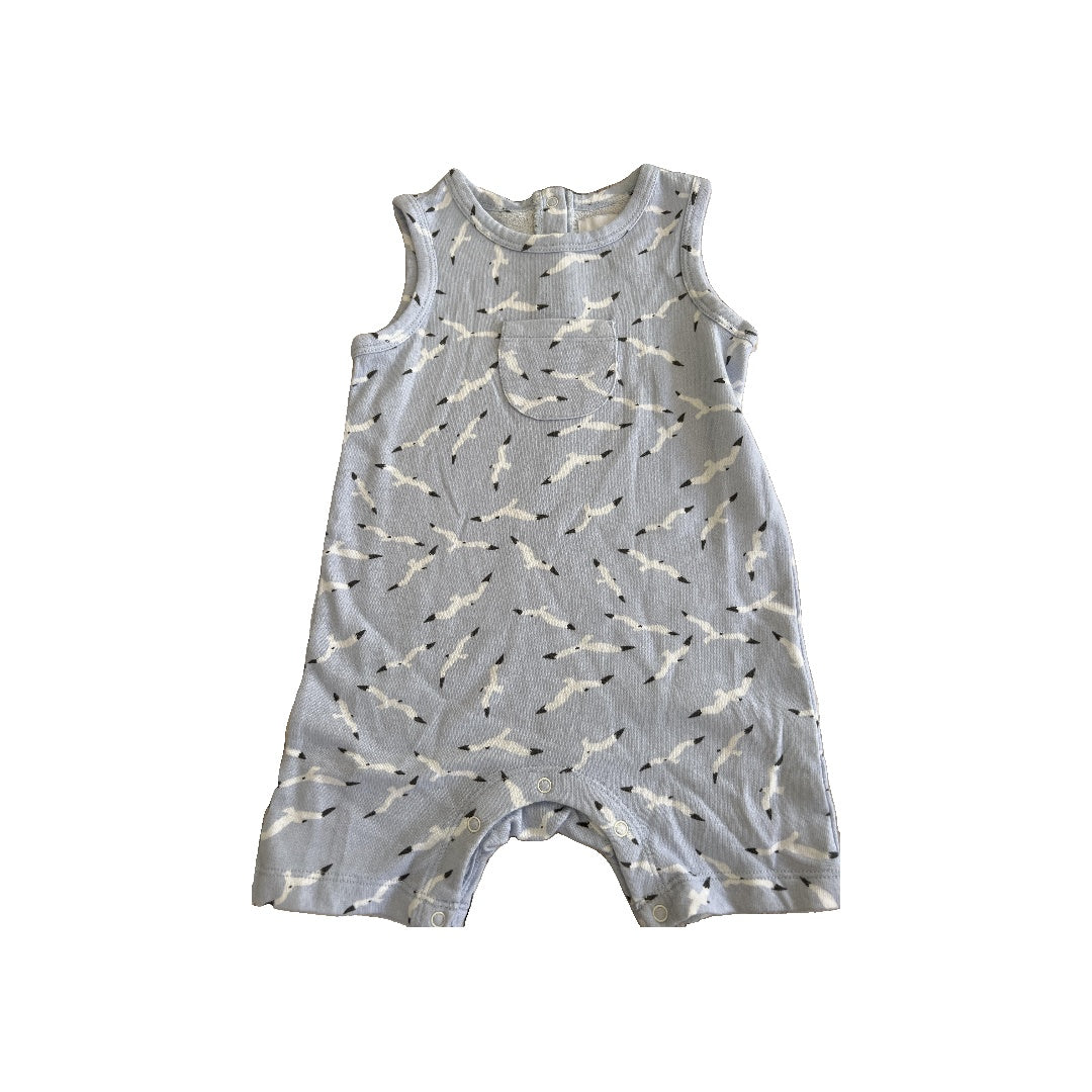 Nordstrom Boys Light Blue | Birds Romper Size: 12 months Light Blue | Birds