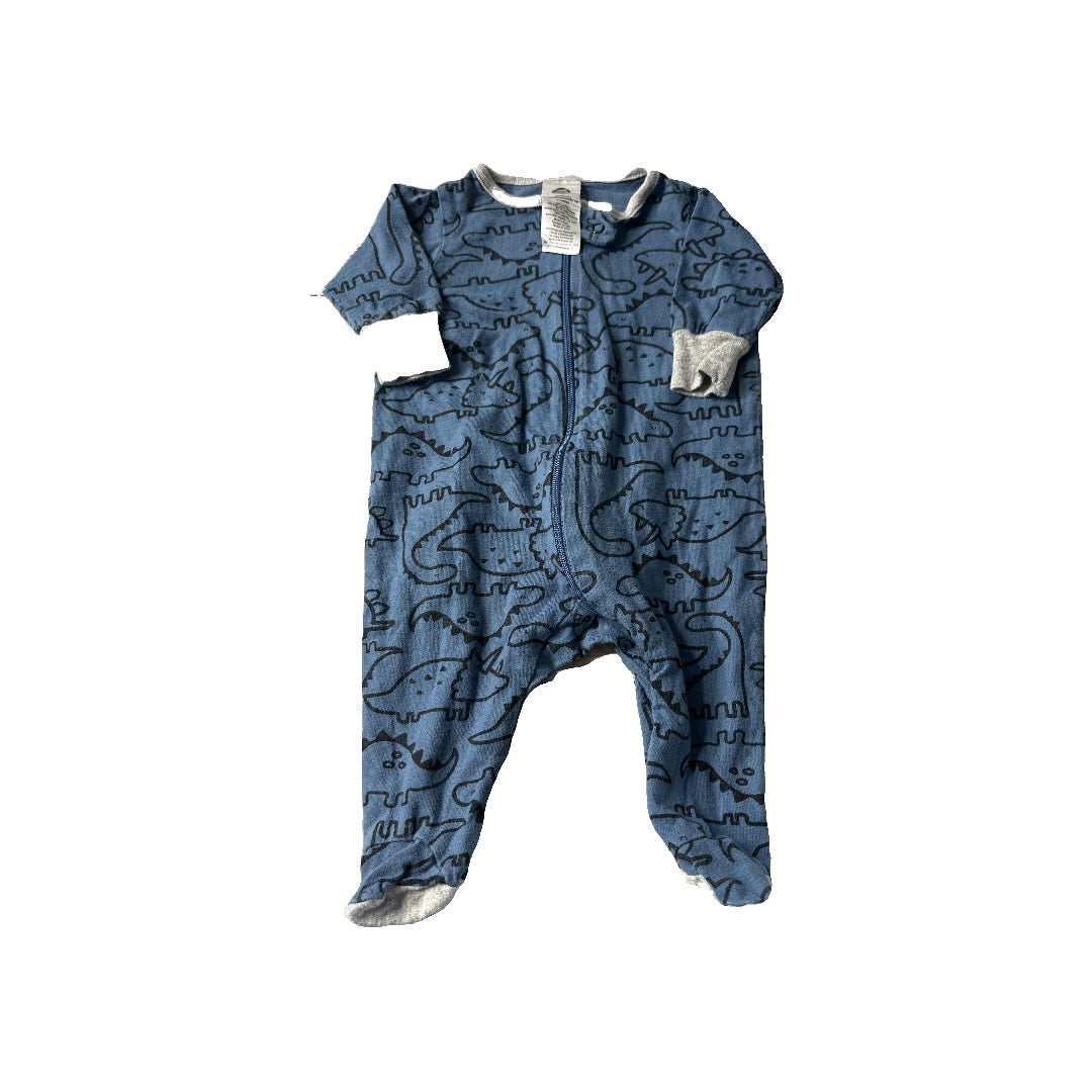 Gerber Childrenswear Unisex Light Blue | Black Pajamas Size: Newborn Light Blue | Black